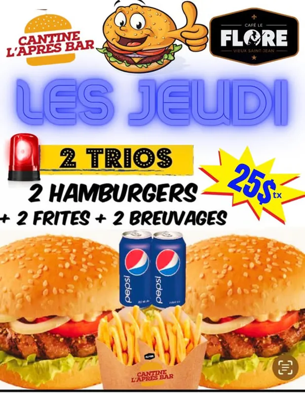 Image promotion cantine l'après bar