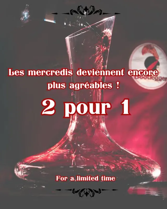 Image promotion Bootlegger Cocktail Bar & Cuisine Montréal