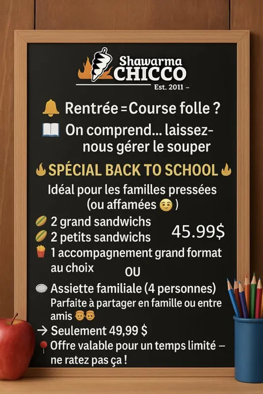 Image promotion Shawarma Chicco