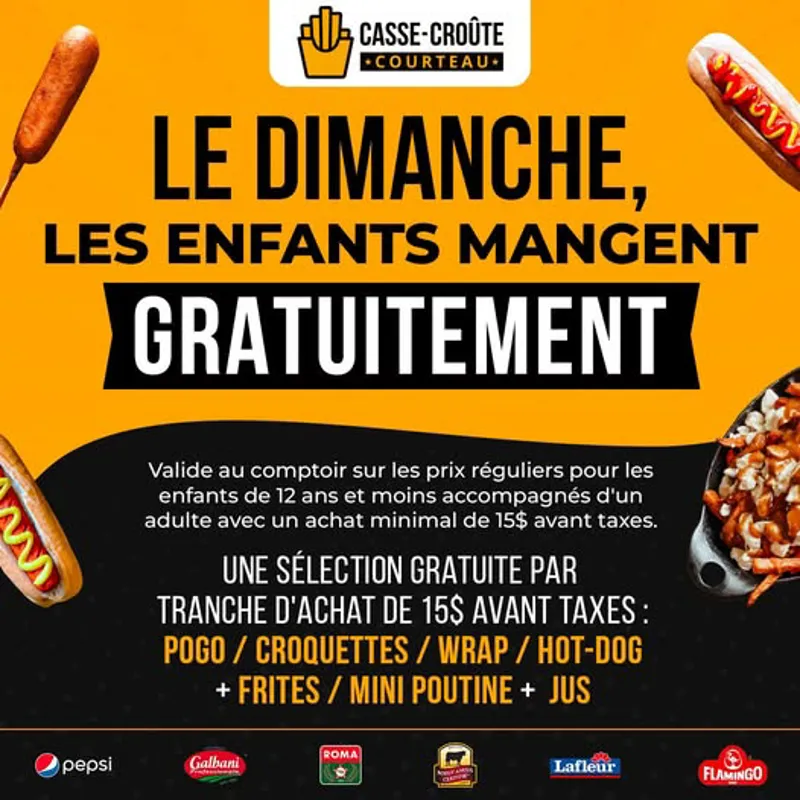 Image promotion Casse-Croûte Courteau – Saint-Boniface