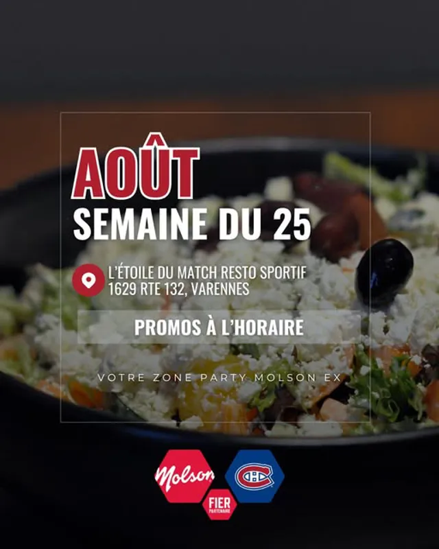 Image promotion L'Étoile Du Match - Resto-Sportif