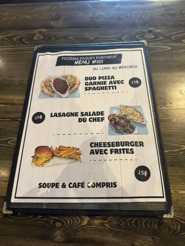Image promotion Pizzéria Paquet Sainte-Catherine