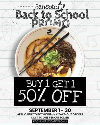 Image promotion Sansotei Ramen Mackay