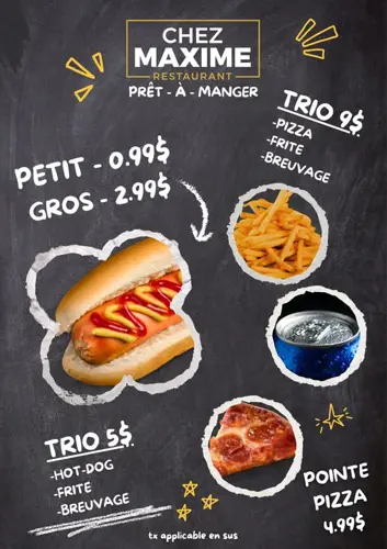 Image promotion Restaurant Maxime