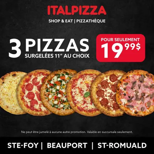 Image promotion Italpizza Shop and Eat - Pizzathèque