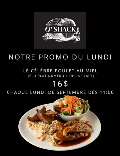 Image promotion Resto O'Shack