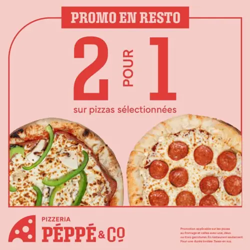 Image promotion Pizzeria Péppé & Co