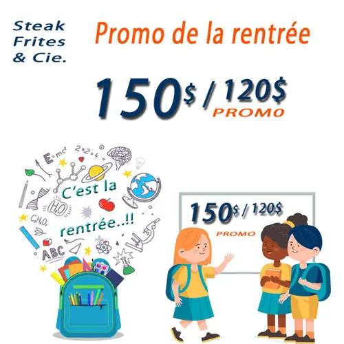 Image promotion Oeuforie / Steak Frites