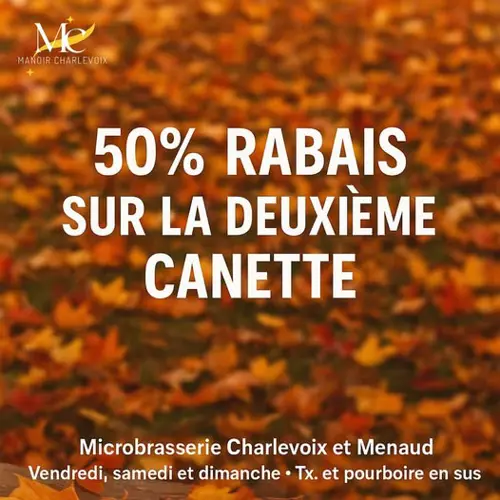 Image promotion Restaurant du Manoir Charlevoix - Le Graal