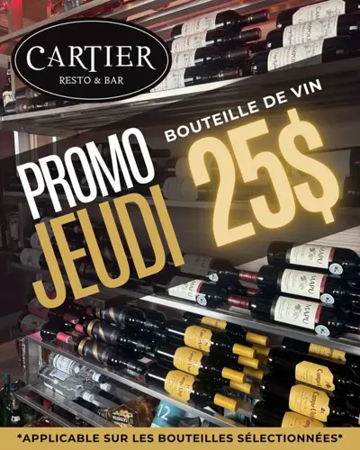 Image promotion Cartier resto Bar