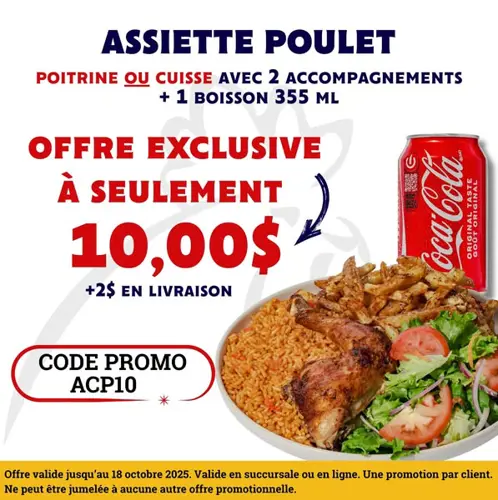 Image promotion Piri Piri Boucherville
