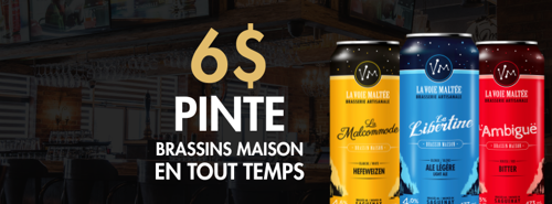 Image promotion La Voie Maltée - Brasserie Artisanale (Jonquière)