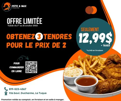 Image promotion Pete & Max - Poulet frit