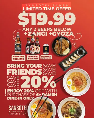Image promotion Sansotei Ramen Mackay