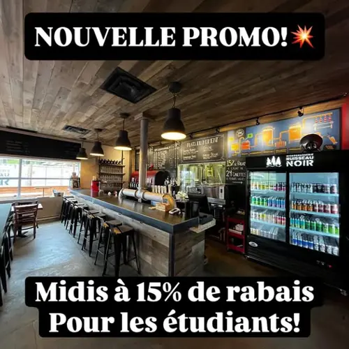 Image promotion Ruisseau Noir - Microbrasserie / Le Pub Vieux-Terrebonne