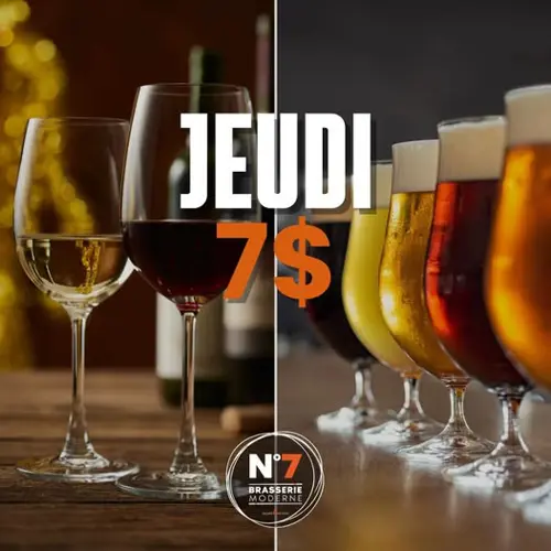 Image promotion Le Numéro 7 - Brasserie Moderne