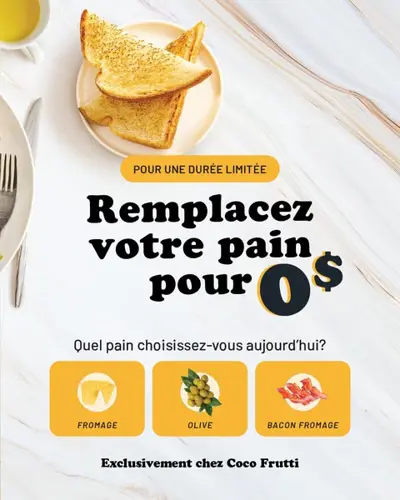 Image promotion Coco Frutti Blainville
