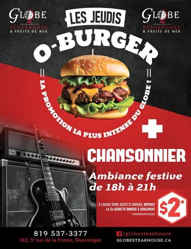 Image promotion Le Globe Steakhouse