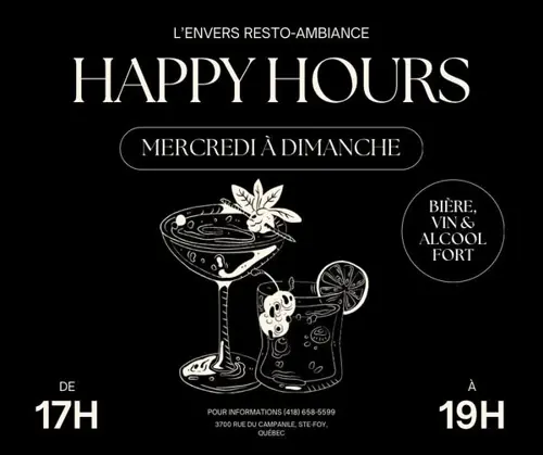 Image promotion L'Envers Resto-Ambiance