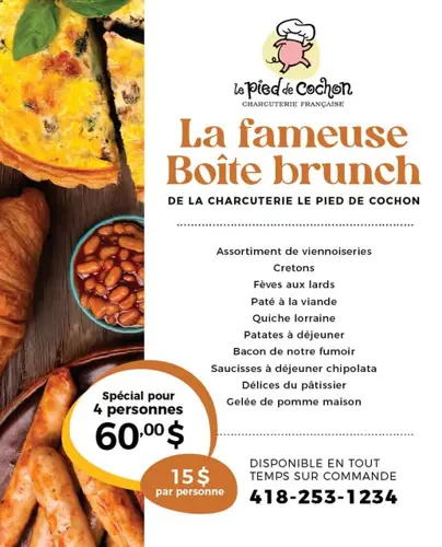 Image promotion Charcuterie Le Pied de Cochon