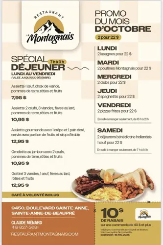 Image promotion Le Montagnais