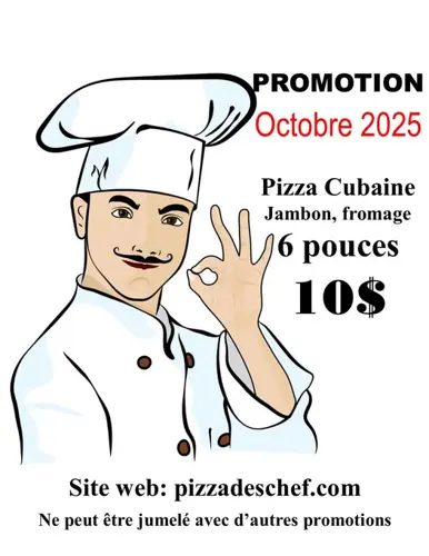 Image promotion Pizza des Chefs