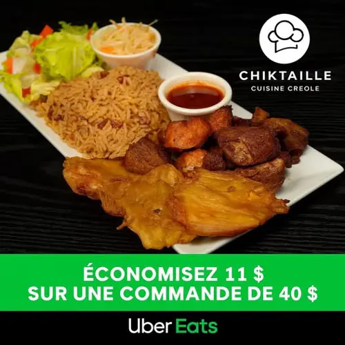 Image promotion Chiktaille — Cuisine des Antilles & Service Traiteur | Restaurant haïtien à Montréal