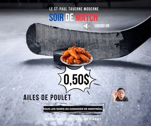 Image promotion Le St-Paul Taverne moderne