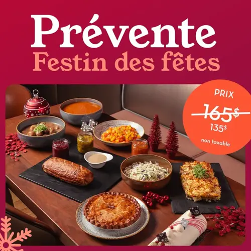 Image promotion Cosmos Traiteur (Banquets Baillargeon)