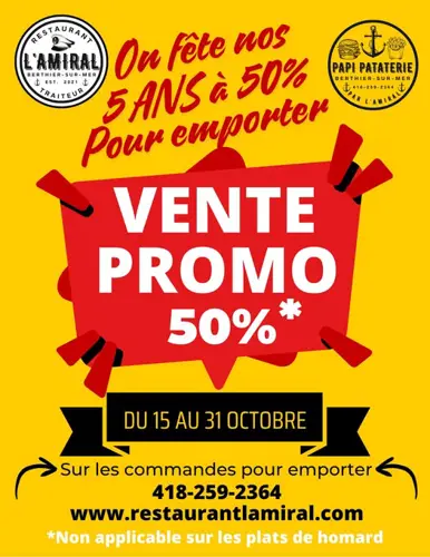 Image promotion Restaurant L'Amiral