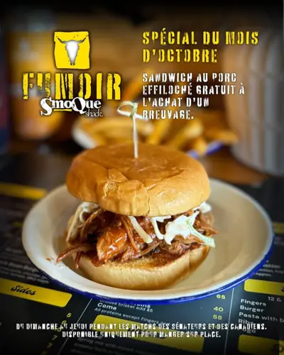 Image promotion The Smoque Shack (Fumoir SmoQue Shack)