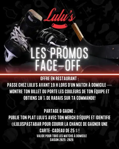 Image promotion Bar à Pâtes Lulu's / Lulu's Pasta Bar