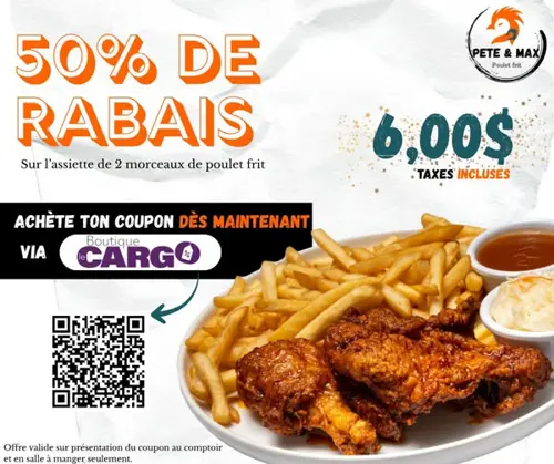 Image promotion Pete & Max - Poulet frit
