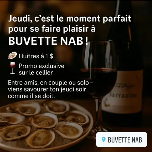 Image promotion Buvette NAB