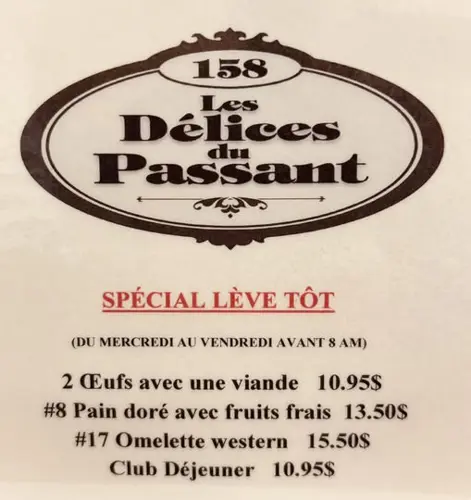 Image promotion Les Délices Du Passant