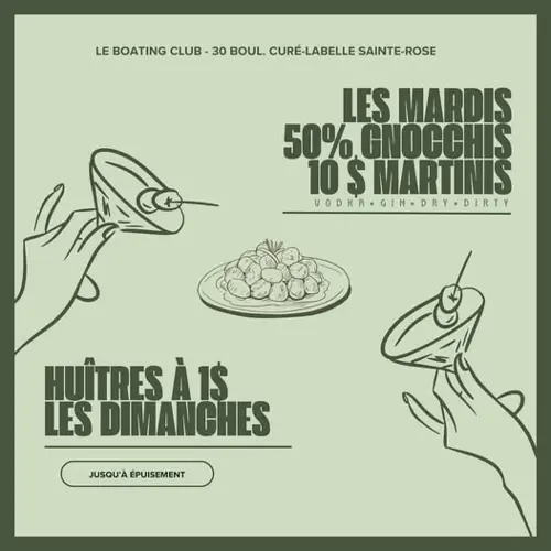 Image promotion Le Boating Club