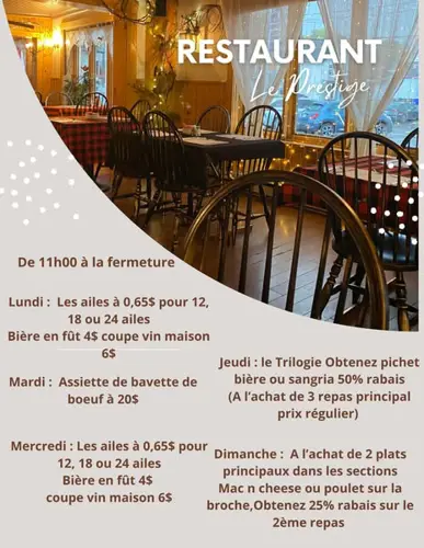 Image promotion Restaurant Le Prestige