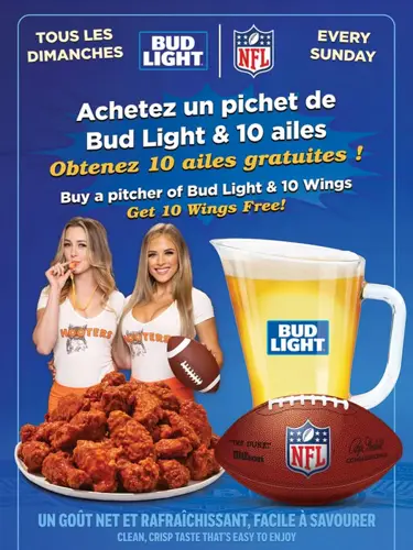 Image promotion Hooters