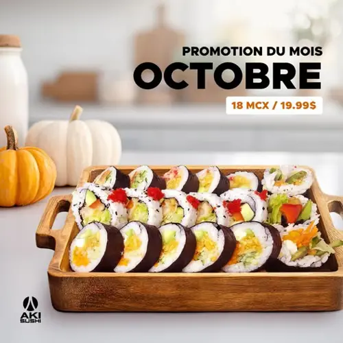 Image promotion Aki Sushi Ste-Anne-des-Monts