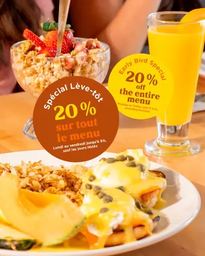 Image promotion Tutti Frutti déjeuner et diner